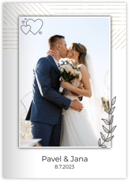 Fotosešit z vlastních fotek| Tiskarik.cz - Geometric wedding