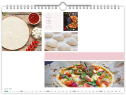 Fotokalendář nástěnný na šířku - Moderní kuchařka