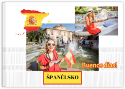 Fotokniha na šířku s pevnou vazbou a kvalitním papírem - Španělsko