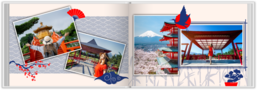 Fotokniha na šířku s pevnou vazbou a kvalitním papírem - Japan