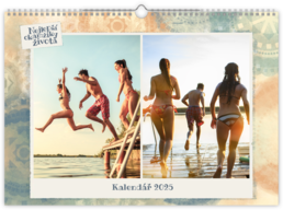 Fotokalendář nástěnný na šířku - Letní krajka