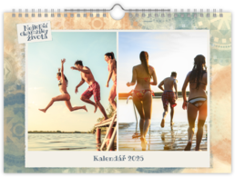 Fotokalendář nástěnný na šířku - Letní krajka
