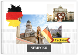 Fotokniha na šířku s pevnou vazbou a kvalitním papírem - Německo