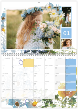 Nástěnný plánovací fotokalendář - Květ