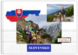 Fotokniha na šířku s pevnou vazbou a kvalitním papírem - Slovensko