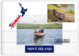 Fotokniha na šířku s pevnou vazbou a kvalitním papírem - Nový Zéland