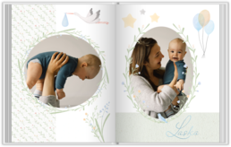 Fotokniha s pevnou vazbou – originální dárek! - Baby shower boy