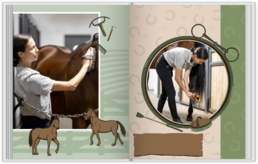 Fotokniha s pevnou vazbou – originální dárek! - Horses