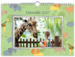 Fotokalendář nástěnný na šířku - Zoo