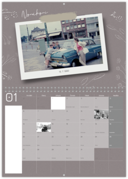 Nástěnný plánovací fotokalendář - Analog