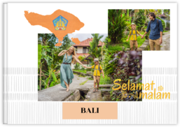 Fotokniha na šířku s pevnou vazbou a kvalitním papírem - Bali