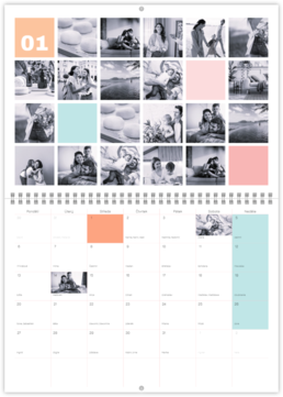 Nástěnný plánovací fotokalendář - Harmonie 