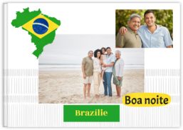 Fotokniha na šířku s pevnou vazbou a kvalitním papírem - Brazílie