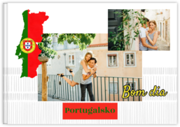 Fotokniha na šířku s pevnou vazbou a kvalitním papírem - Portugalsko