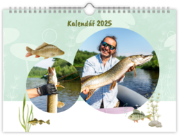 Fotokalendář nástěnný na šířku - Rybář