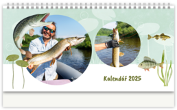 Stolní fotokalendář s vlastními jmény - Rybář
