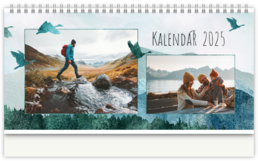 Stolní fotokalendář s vlastními jmény - Hory