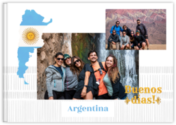 Fotokniha na šířku s pevnou vazbou a kvalitním papírem - Argentina