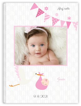 Fotokniha s pevnou vazbou – originální dárek! - Baby girl