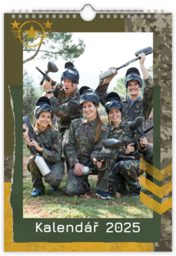 Fotokalendář nástěnný na výšku - Army