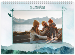 Nástěnný plánovací fotokalendář - Hory