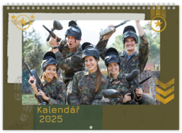 Nástěnný plánovací fotokalendář - Army