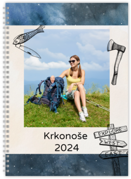 Fotokniha - Kroužková | Tiskarik.cz - Camping B&W