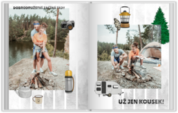 Fotokniha s pevnou vazbou – originální dárek! - Camping color