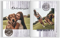 Fotokniha s pevnou vazbou – originální dárek! - Wood