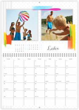 Nástěnný plánovací fotokalendář - Bright Minimalist