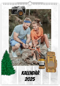 Fotokalendář exklusiv na výšku - Camping color