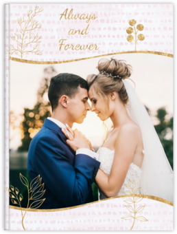 Fotokniha s pevnou vazbou – originální dárek! - Wedding Pink