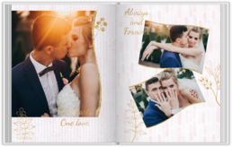 Fotokniha s pevnou vazbou – originální dárek! - Wedding Pink