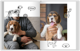 Fotokniha s pevnou vazbou – originální dárek! - Dog