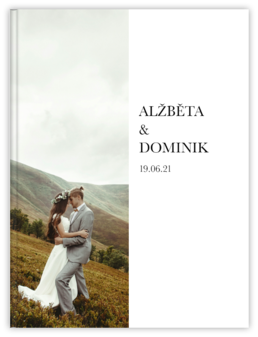 Fotokniha s pevnou vazbou – originální dárek! - Minimalist wedding