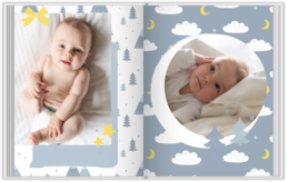 Fotokniha s pevnou vazbou – originální dárek! - Modrý baby