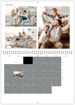 Nástenný plánovací fotokalendar - Najlepšie chvíle