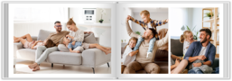 Fotokniha na šířku s pevnou vazbou a kvalitním papírem - Nejlepší chvíle