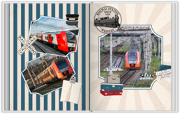 Fotokniha s pevnou vazbou – originální dárek! - Vlaky