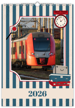 Fotokalendář exklusiv na výšku - Vlaky 