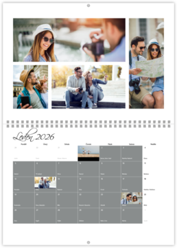 Nástenný plánovací fotokalendar - Nádych 