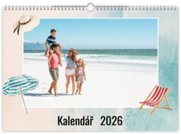 Fotokalendár exkluzív nástenný mesačný na šírku - Beach