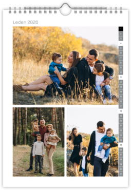 Fotokalendář nástěnný na výšku - Nástěnka 