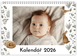 Nástenný plánovací fotokalendar - Babies dream