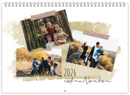 Nástenný plánovací fotokalendar - Nástenka