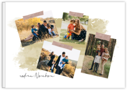 Fotokniha na šířku s pevnou vazbou a kvalitním papírem - Nástěnka