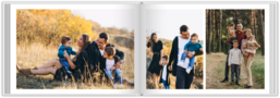 Fotokniha na šířku s pevnou vazbou a kvalitním papírem - Nástěnka