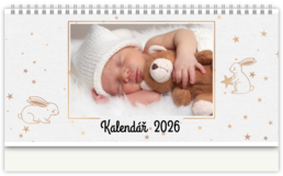 Stolní fotokalendář s vlastními jmény - Sweet Baby