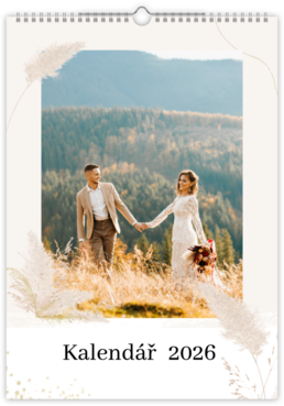 Fotokalendář exklusiv na výšku - Soft weding