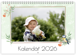 Nástěnný plánovací fotokalendář - Ptáčci
